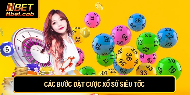 Các bước đặt cược xổ số siêu tốc