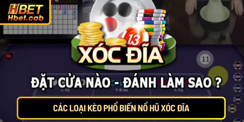 Các loại kèo phổ biến nổ hũ xóc đĩa
